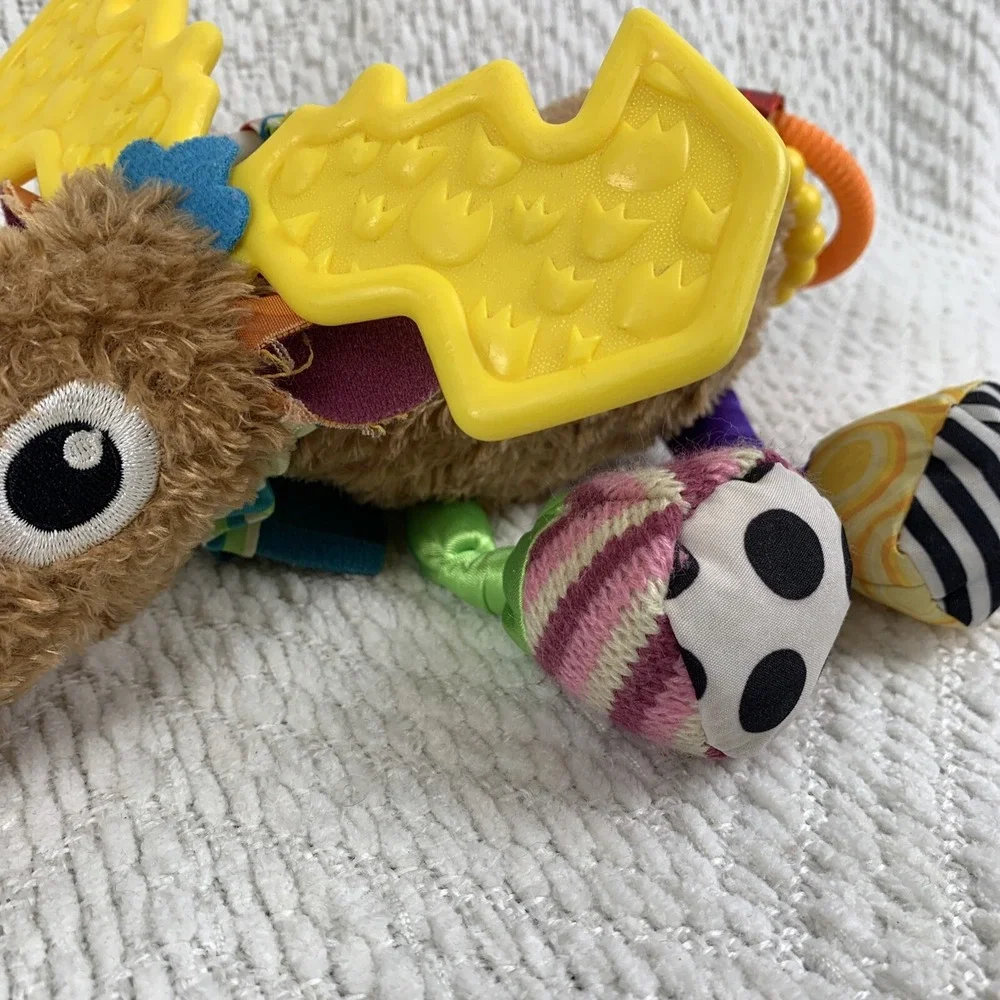 Lamaze‎ Mortimer The Moose Play And Grow Rattle Teether Squeaker Activity Toy